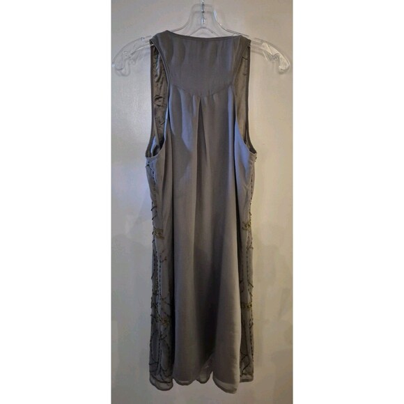 Fossil Rare Beaded 1920s Style Flapper Dress Vintage Large - Picture 6 of 7